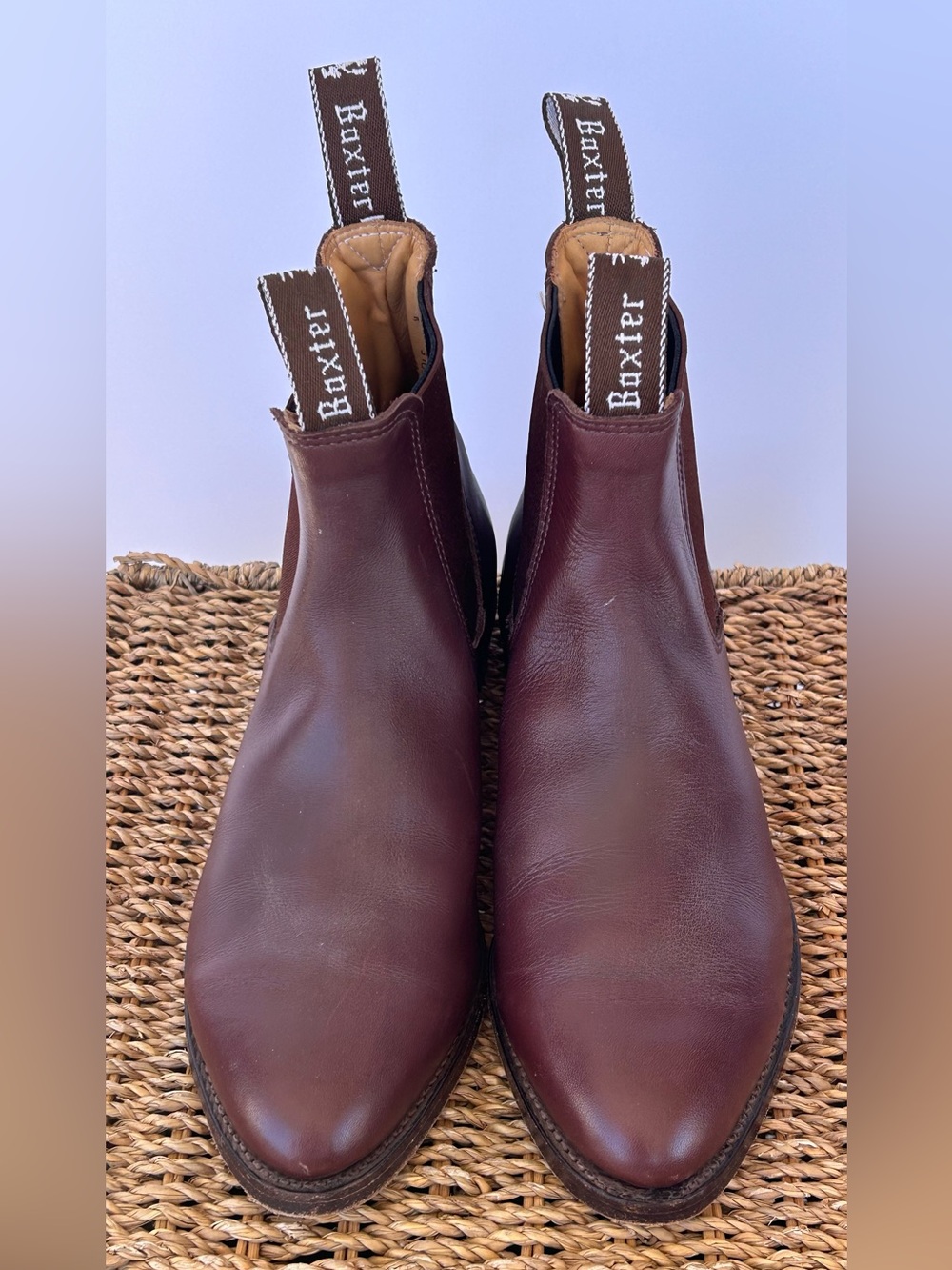 Baxter Footwear of Australia Men’s Brown Leather. Chelsea Boots Size 8
